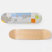 Abstract patroonontwerp skateboard (Horizontaal)
