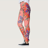 Abstract patroonontwerp ( zalm ) leggings (Links)