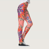 Abstract patroonontwerp ( zalm ) leggings (Rechts)