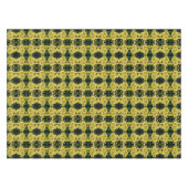 Abstract patroonpatroon Gele primrose Spring Flowe Tafelkleed (Voorkant (Horizontaal))
