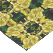 Abstract patroonpatroon Gele primrose Spring Flowe Tafelkleed (Gekanteld)