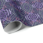 Abstract Pattern Art Of Watercolor Brushstrokes Cadeaupapier (Rol Hoek)