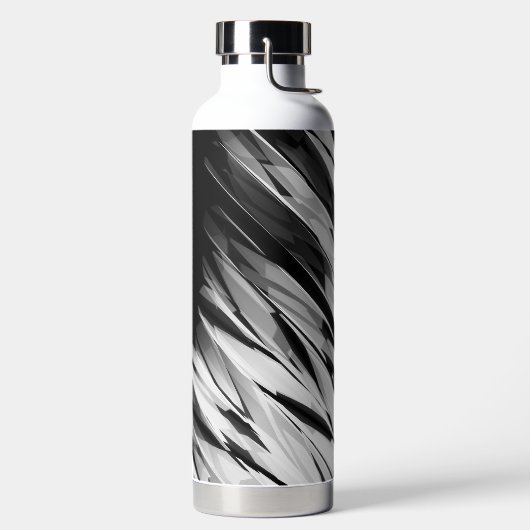 Abstract Pattern B&W - Thor Waterfles (Links)