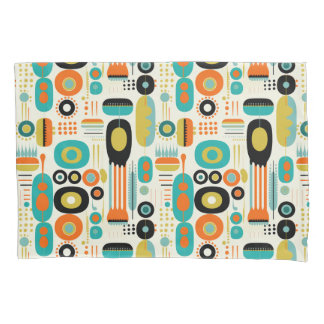Abstract Pattern Colorful Retro Mid Century Modern Kussensloop