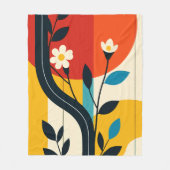 abstract pattern fleece deken (Voorkant)