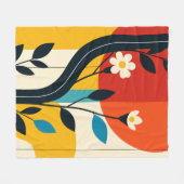 abstract pattern fleece deken (Voorkant (Horizontaal))