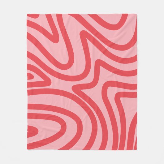 abstract pattern fleece deken (Voorkant)