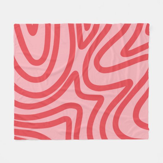 abstract pattern fleece deken (Voorkant (Horizontaal))