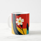 abstract pattern koffiemok (Voorkant links)