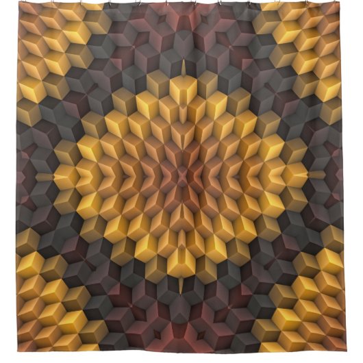 Abstract pattern manipulationabstract,art,artistic douchegordijn (Voorkant)