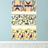 Abstract Pattern Portfolio Pl.18  Canvas Afdruk (Insitu (Houten vloer))
