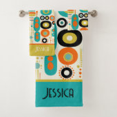 Abstract Pattern Vibrant Mid Century Modern Name (En situation)