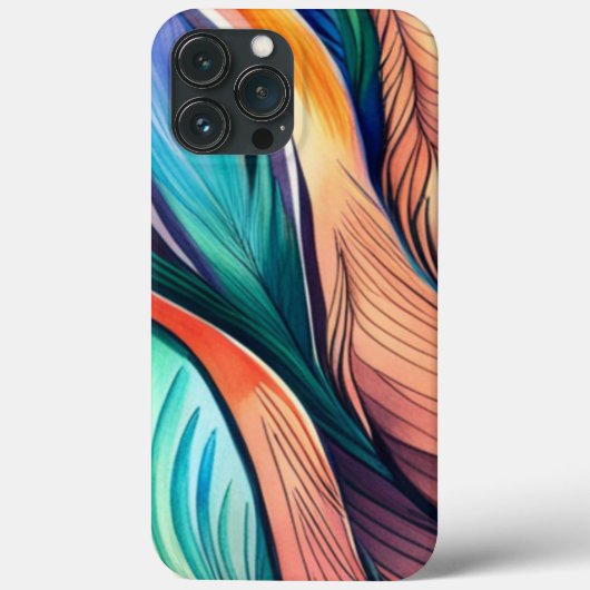 Abstract Pauw Case-Mate iPhone Case (Achterkant)