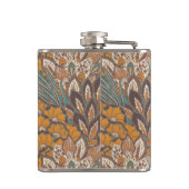 Abstract Peacock Feather Pattern Heupfles (Achterkant)