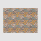 Abstract Peacock Feather Pattern Tissuepapier (Voorkant)