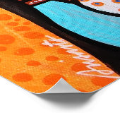 ABSTRACT PEACOCK POSTER (Hoek)