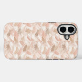 Abstract penseelstreekpatroon Case-Mate iPhone case (Achterkant (horizontaal))