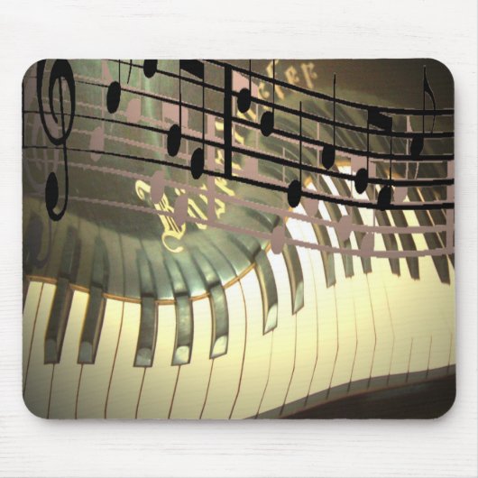 Abstract Piano Mousepad Muismat (Voorkant)