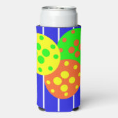 Abstract pickleball court & balls (Seltzer Achterkant)