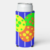 Abstract pickleball court & balls (Seltzer Voorkant)