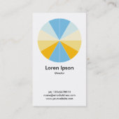 Abstract Pie 04 - Wit Visitekaartje (Achterkant)