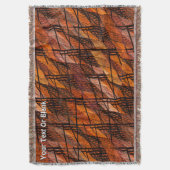 Abstract piekgetal 1 deken (Voorkant Verticaal)