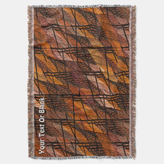 Abstract piekgetal 1 deken (Voorkant Verticaal)