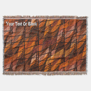 Abstract piekgetal 1 deken