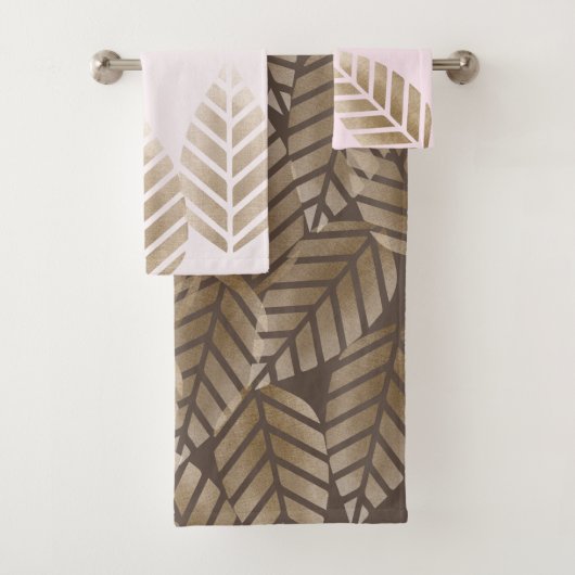 Abstract Pine Cones Of Copper And Platinum Pattern (En situation)