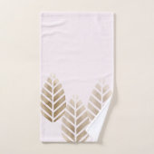 Abstract Pine Cones Of Copper And Platinum Pattern (Serviette à main)
