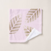 Abstract Pine Cones Of Copper And Platinum Pattern (Gant de toilette)