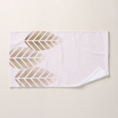Abstract Pine Cones Of Copper And Platinum Pattern (Serviette à main)