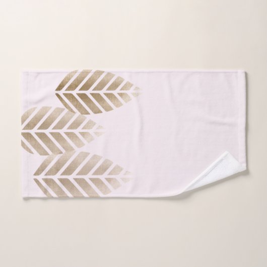Abstract Pine Cones Of Copper And Platinum Pattern (Serviette à main)