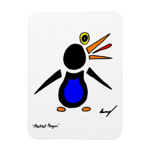 Abstract pinguïn Flexible Magnet Magneet