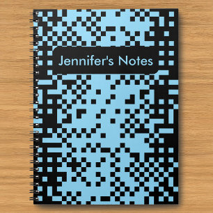 Abstract Pixel Effect Patroon Notitieboek