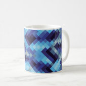  abstract pixel pattern background pixel,abstract, koffiemok (Voorkant rechts)