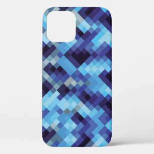 abstract pixelpatroon achtergrondpixel, abstract; iPhone 12 hoesje