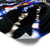 Abstract plafond 1.4a poster (Hoek)