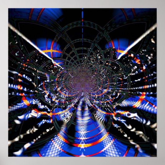 Abstract plafond 1.4a poster (Voorkant)