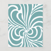 Abstract platform voor vloeiende Natuur (Achterkant)