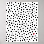 Abstract Polka Dot Pattern Poster (Voorkant)