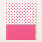 Abstract Polka Dots Modern Design. Planner (Achterkant)