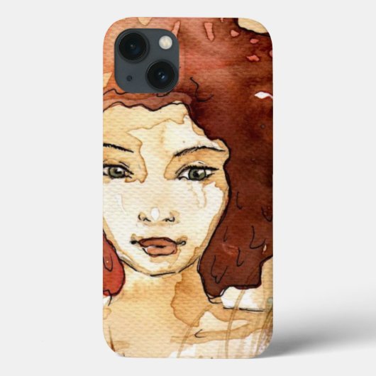 Abstract portret 3 Case-Mate iPhone case (Achterkant)