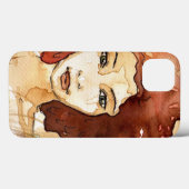 Abstract portret 3 Case-Mate iPhone case (Achterkant (horizontaal))