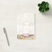 Abstract portret en vrouw post-it® notes (Kantoor)