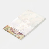 Abstract portret en vrouw post-it® notes (Schuin)