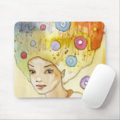 Abstract portret muismat (Met muis)