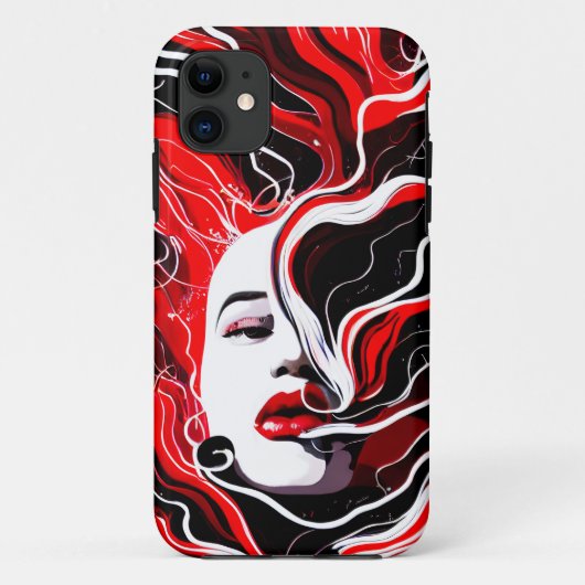 Abstract portret van Voman Surreal Case-Mate iPhone Case (Achterkant)