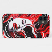 Abstract portret van Voman Surreal Case-Mate iPhone Case (Achterkant (horizontaal))