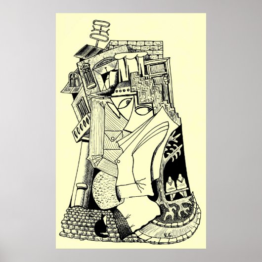 abstract poster (Voorkant)